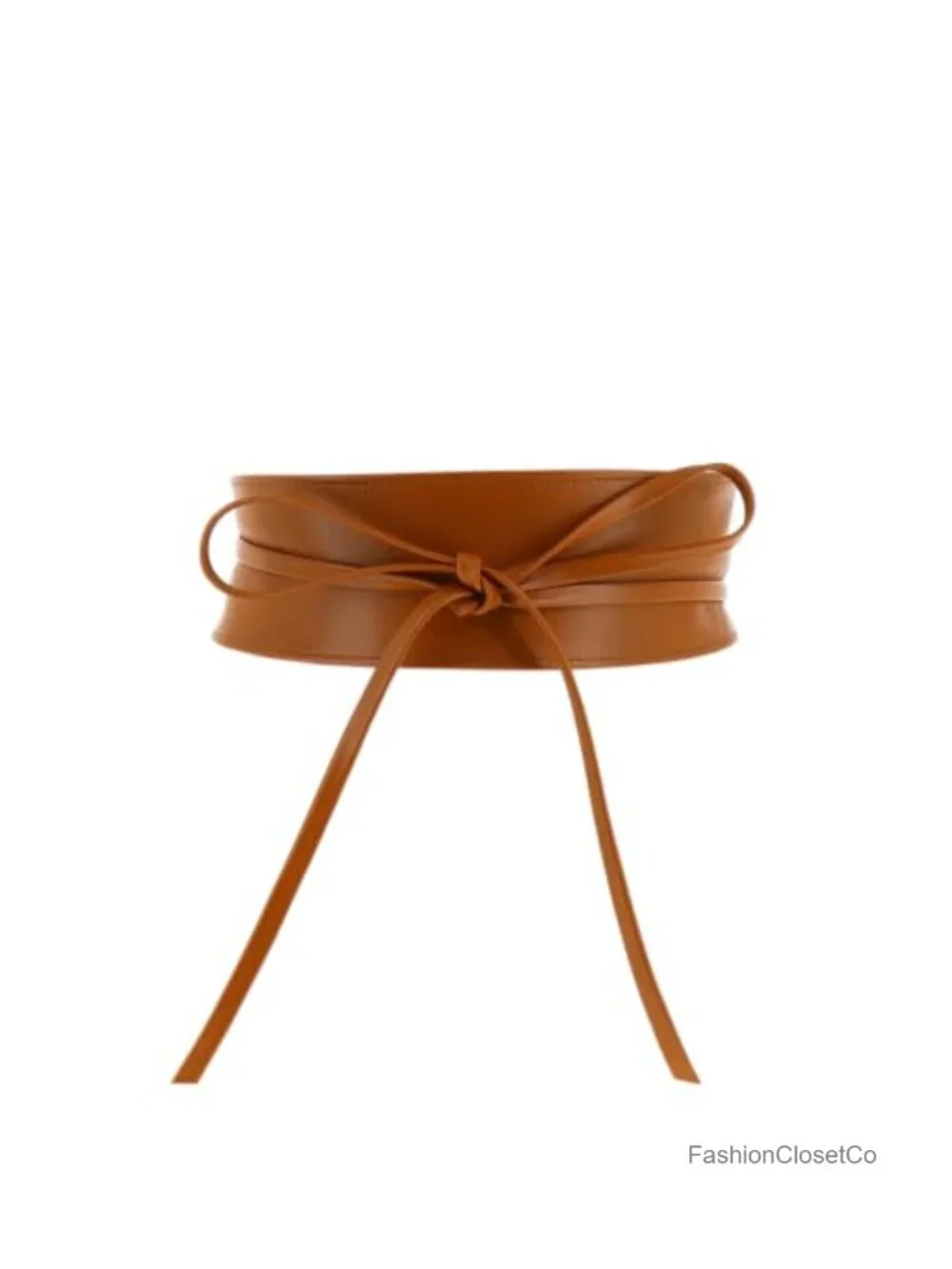 Italian Leather Obi Belt for Women - Wide Waist Cincher, Made in France